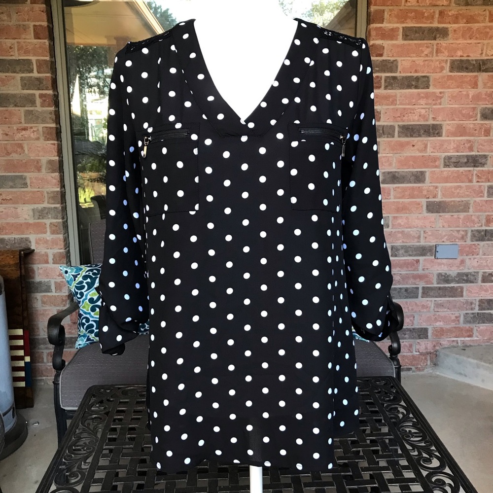 Takara Polka Dot Blouse Small